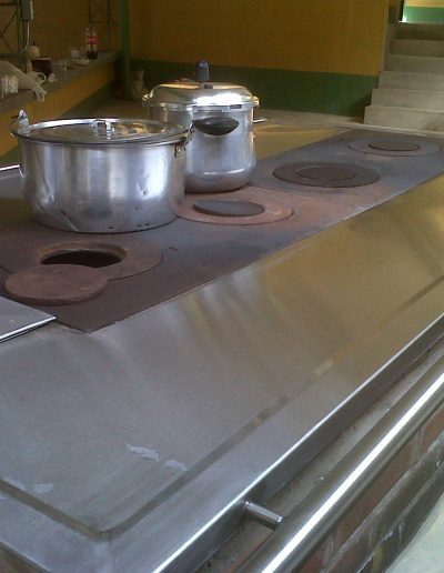 Estufa eficiente acero inox 4