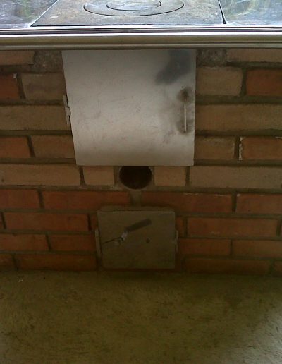 Estufa eficiente acero inox 5